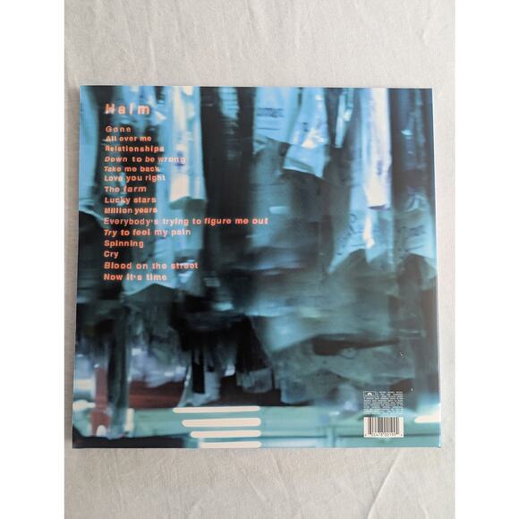 HAIM I Quit Vinyl SIGNED Cover With Handwritten Lyrics Light Blue Variant - Picture 10 of 15